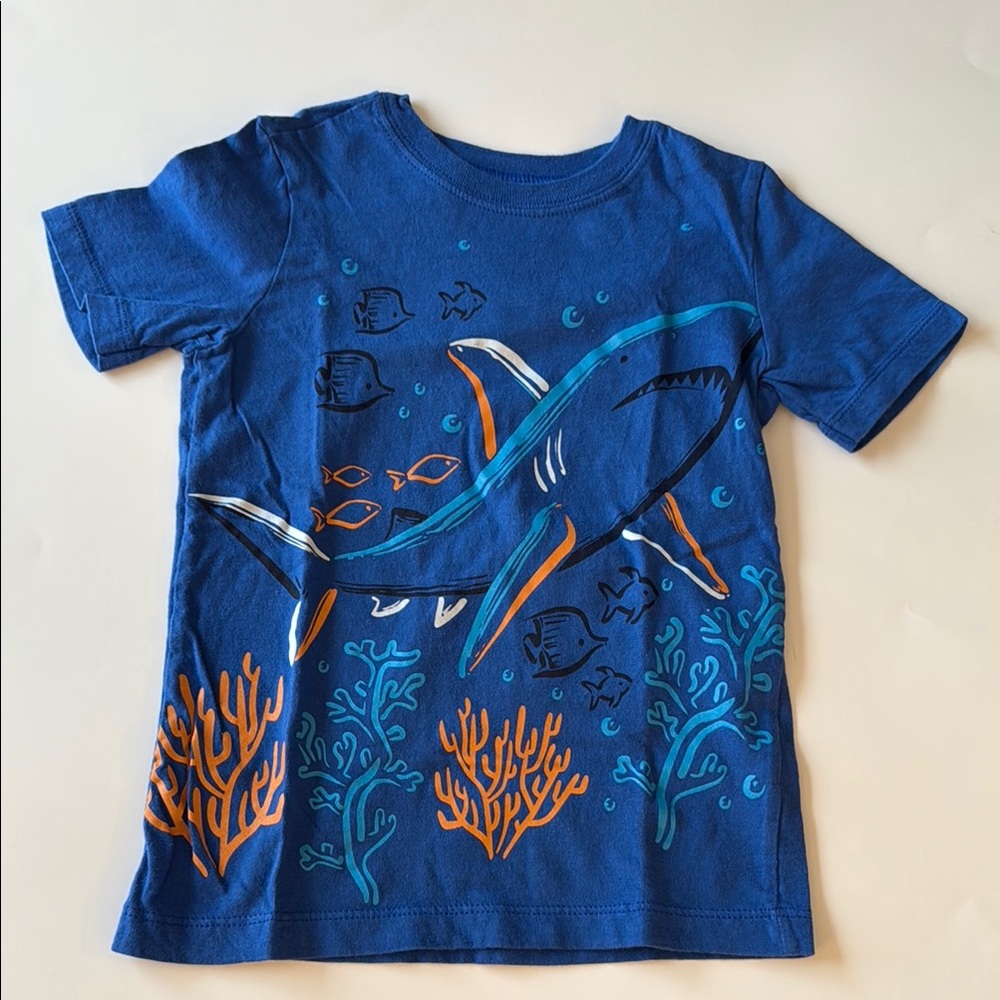 Carter’s - Blue Shark Graphic T-Shirt - 3T